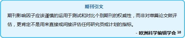 慎用影响因子